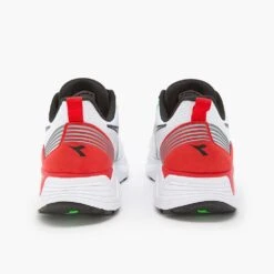 Diadora Men's Vigore 2 Running Shoe - White/Black/Firey Red - Regular (D) -Outlet EasyRoam Footwear Store 101.179081 C6714 20 HR