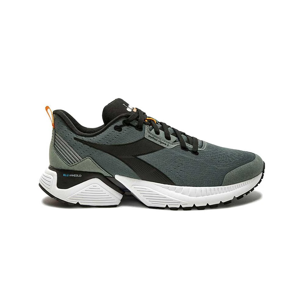Diadora Men's Mythos Blushield Vigore 2 Running Shoe- Balsam Green/Black/White - Regular (D) 1 Diadora Men's Mythos Blushield Vigore 2 Running Shoe- Balsam Green/Black/White - Regular (D)