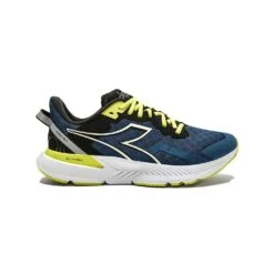 Diadora Men's Mythos Blushield Volo 3 Running Shoe - Blue Opal/White/Evening Primrose - Regular (D)