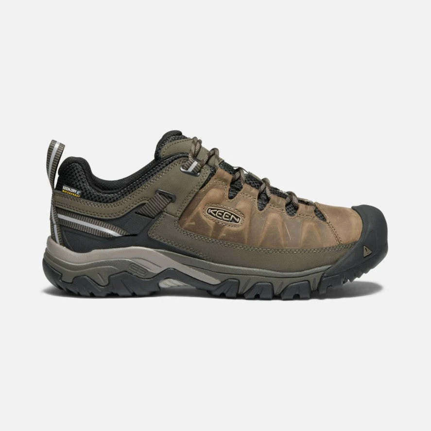 Keen Men's Targhee III Leather Waterproof Hiking Shoe - Bungee Cord/Black - Regular (D) 1 Keen Men's Targhee III Leather Waterproof Hiking Shoe - Bungee Cord/Black - Regular (D)