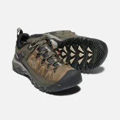 Keen Men's Targhee III Waterproof Hiking Shoe - Bungee Cord/Black - Wide (2E) -Outlet EasyRoam Footwear Store 1018597 PPS PDP