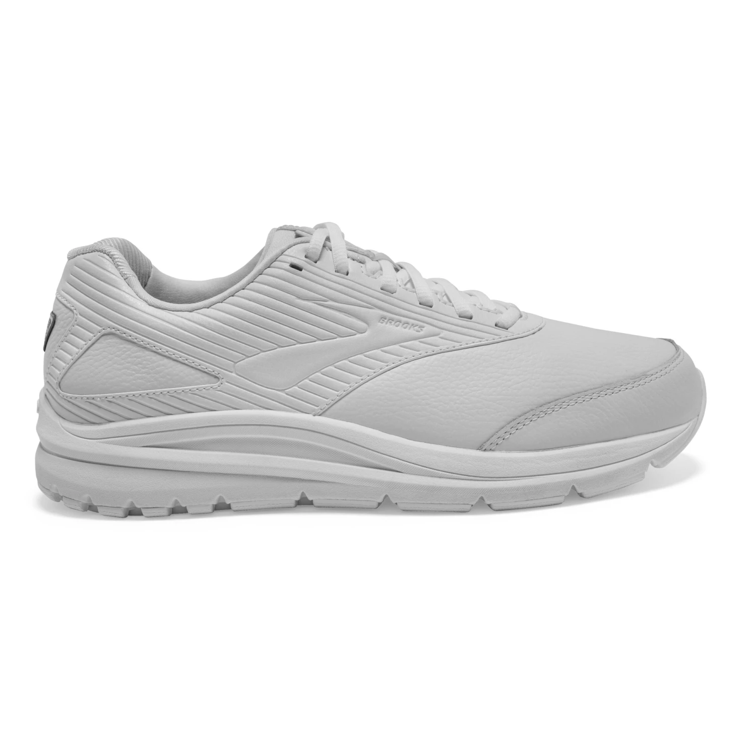 BROOKS Men's Addiction Walker 2 Walking Shoe- White/White-Narrow (B) 2 BROOKS Men's Addiction Walker 2 Walking Shoe- White/White-Narrow (B) - Image 2