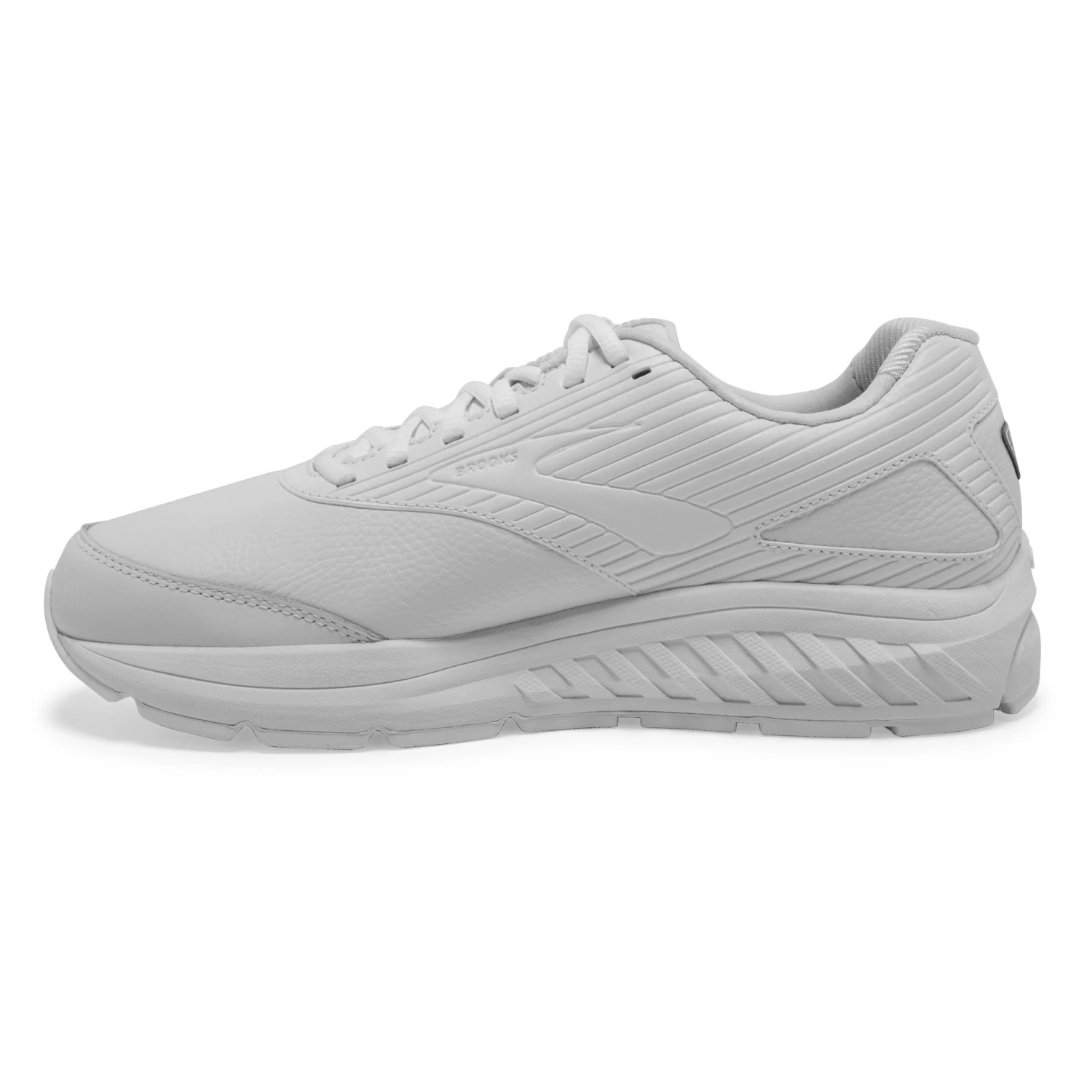 BROOKS Men's Addiction Walker 2 Walking Shoe- White/White-Narrow (B) 3 BROOKS Men's Addiction Walker 2 Walking Shoe- White/White-Narrow (B) - Image 3