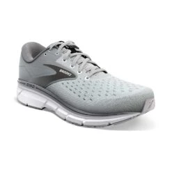 BROOKS Men's Dyad 11 Running Shoe - Grey/Black/White - Wide (2E) -Outlet EasyRoam Footwear Store 110323 084 A Dyad 11 2