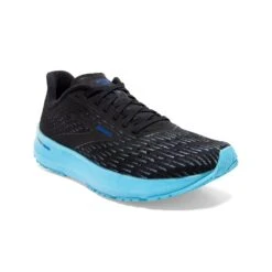 BROOKS Men's Hyperion Tempo Running Shoe - Black/Iced Aqua/Blue - Regular (D) -Outlet EasyRoam Footwear Store 110339 082 A Hyperion Tempo CF S21