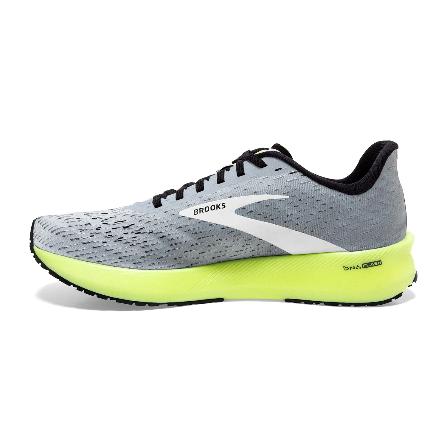 BROOKS Men's Hyperion Tempo Running Shoes - Grey/Black/Nightlife - Regular (D) 2 BROOKS Men's Hyperion Tempo Running Shoes - Grey/Black/Nightlife - Regular (D) - Image 2
