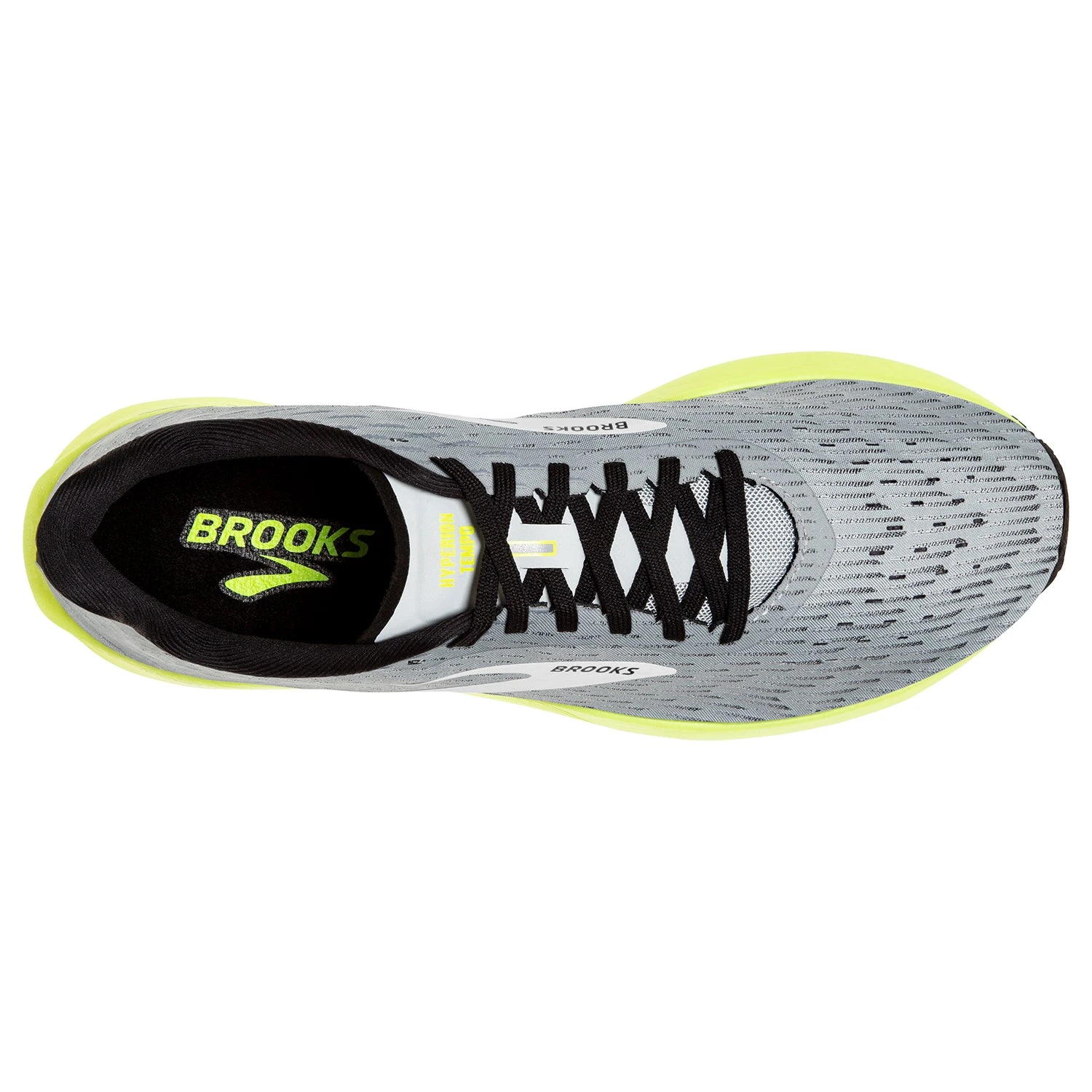 BROOKS Men's Hyperion Tempo Running Shoes - Grey/Black/Nightlife - Regular (D) 5 BROOKS Men's Hyperion Tempo Running Shoes - Grey/Black/Nightlife - Regular (D) - Image 5