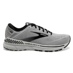 BROOKS Men's Adrenaline GTS 22 Running Shoe - Alloy/Grey/Black- Narrow (B)