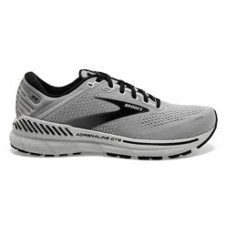 BROOKS Men's Adrenaline GTS 22 Running Shoe- Alloy/Grey/Black - Wide (2E)