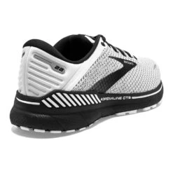 BROOKS Men's GTS 22 Running Shoe - White/Grey/Black - Wide (2E) -Outlet EasyRoam Footwear Store 110366 135 H Adrenaline GTS 22 32029581 620a 4d28 a9d3 65f1ece1434a