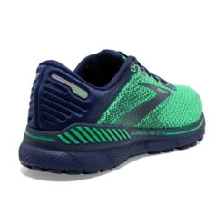 BROOKS Men's Adrenaline GTS 22 Running Shoe- Green/Navy- Regular (D) -Outlet EasyRoam Footwear Store 110366 362 H Adrenaline GTS 22