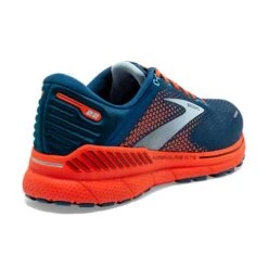 BROOKS Men's Adrenaline GTS 22 Running Shoe - Blue/Light Blue/Orange - Regular (D) -Outlet EasyRoam Footwear Store 110366 404 H Adrenaline GTS 22