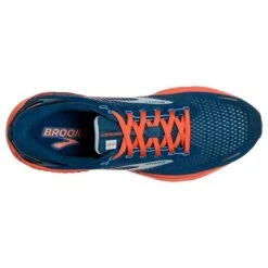 BROOKS Men's Adrenaline GTS 22 Running Shoe - Blue/Light Blue/Orange - Regular (D) -Outlet EasyRoam Footwear Store 110366 404 O Adrenaline GTS 22