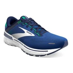 BROOKS Men's Adrenaline GTS 22 Running Shoe - Surf The Web/Blue/Irish Green - Regular (D) -Outlet EasyRoam Footwear Store 110366 469 A Adrenaline GTS 22 1