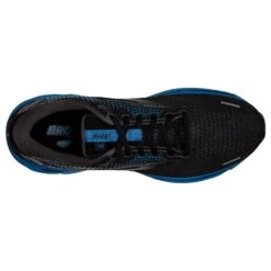BROOKS Men's Ghost 14 Running Shoe - Black/Blackened Pearl/Blue — Regular (D) -Outlet EasyRoam Footwear Store 110369 056 O Ghost 14 31910983 5109 498c 9b5b 7c30c29ddf96