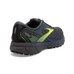 BROOKS Men's Ghost 14 Running Shoe- Black/Blue/Nightlife- Regular (D) -Outlet EasyRoam Footwear Store 110369 069 H Ghost 14