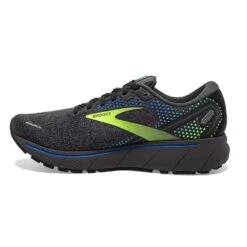 BROOKS Men's Ghost 14 Running Shoe- Black/Blue/Nightlife- Regular (D) -Outlet EasyRoam Footwear Store 110369 069 M Ghost 14