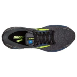 BROOKS Men's Ghost 14 Running Shoe- Black/Blue/Nightlife- Regular (D) -Outlet EasyRoam Footwear Store 110369 069 O Ghost 14