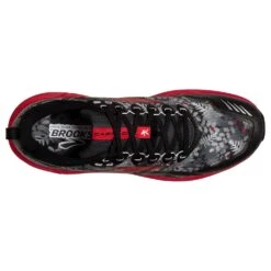 BROOKS Men's Cascadia 16 Trail Running Shoe - Black/Grey/Red - Regular (D) -Outlet EasyRoam Footwear Store 110376 008 O Cascadia 16