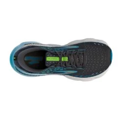 BROOKS Men's Glycerin GTS 20 Running Shoes - Black/Hawaiian Ocean/Green - Regular (D) -Outlet EasyRoam Footwear Store 110383 006 O Glycerin GTS 20