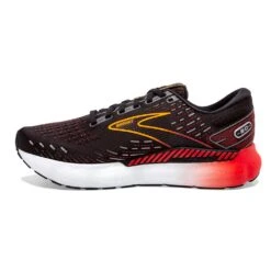 BROOKS Men's Glycerin GTS 20 Running Shoe- Black/Blackened Pearl/Fiery Re- Regular (D) -Outlet EasyRoam Footwear Store 110383 090 M Glycerin GTS 20 1