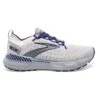 BROOKS Men's Glycerin StealthFit GTS 20 Running Shoe- Oyster/Alloy/Blue Depths- Regular (D)