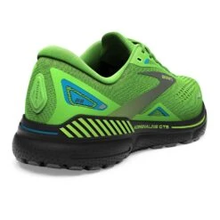 BROOKS Men's Adrenaline GTS 23 Running Shoe - Green Gecko/Grey/Atomic Blue- Regular (D) -Outlet EasyRoam Footwear Store 110391 373 H Adrenaline GTS 23