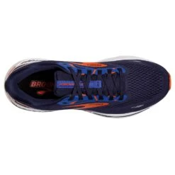 BROOKS Men's Adrenaline GTS 23 Running Shoe - Peacoat/Orange/Surf The Web- Regular (D) -Outlet EasyRoam Footwear Store 110391 438 O Adrenaline GTS 23