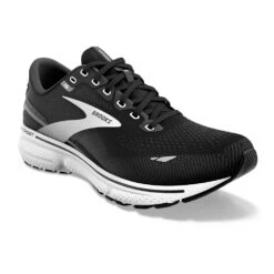 BROOKS Men's Ghost 15 Running Shoe- Black/Blackened Pearl/White- Regular (D) -Outlet EasyRoam Footwear Store 110393 012 A Ghost 15