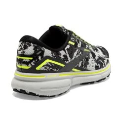 BROOKS Men's Ghost 15 Camo Running Shoe - Black/Ebony/Nightlife - Regular (D) -Outlet EasyRoam Footwear Store 110393 029 H Ghost 15