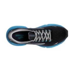 BROOKS Men's Ghost 15 Running Shoe- Black/Blackened Pearl/Blue- Regular (D) -Outlet EasyRoam Footwear Store 110393 056 O Ghost 15