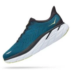 Hoka Men's Clifton 8 Running Shoe - Blue Coral/Butterfly— Regular (D) -Outlet EasyRoam Footwear Store 1119393 BCBT 4