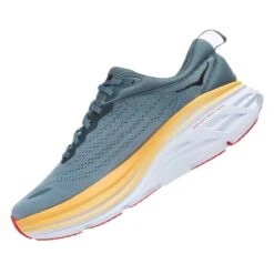 Hoka Men's Bondi 8 Running Shoes- Goblin Blue/Mountain Spring- Wide (2E) -Outlet EasyRoam Footwear Store 1123202 GBMS 4 266f8c61 dec2 411e a891 f3faadd41515