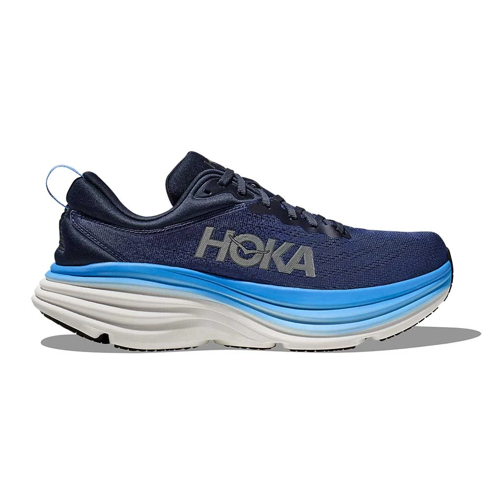Hoka Men's Bondi 8 Running Shoe - Outer Space/All Aboard - Regular (D) 1 Hoka Men's Bondi 8 Running Shoe - Outer Space/All Aboard - Regular (D)