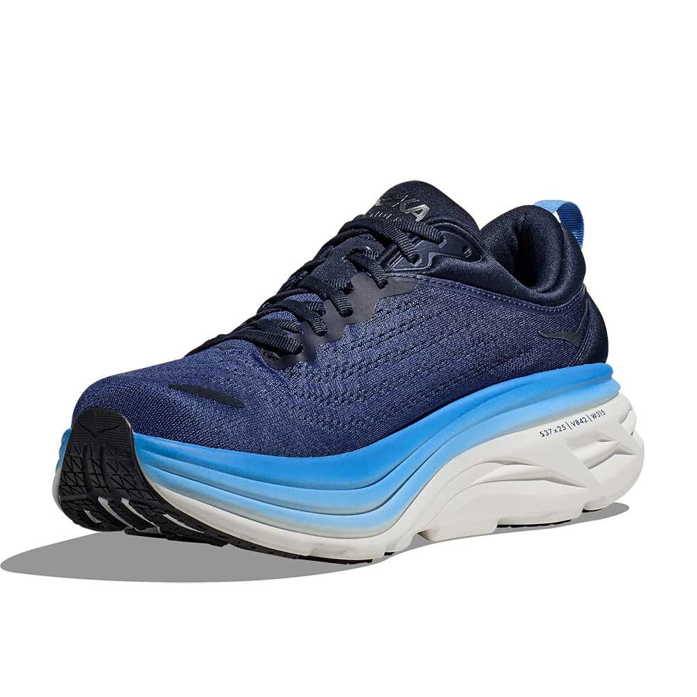 Hoka Men's Bondi 8 Running Shoe - Outer Space/All Aboard - Regular (D) 4 Hoka Men's Bondi 8 Running Shoe - Outer Space/All Aboard - Regular (D) - Image 4