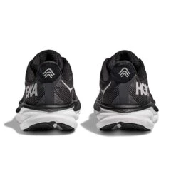 Hoka Men's Clifton 9 Running Shoe - Black/White -Outlet EasyRoam Footwear Store 1127895 BWHT 5