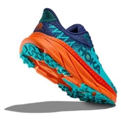 Hoka Men's Challenger ATR 7 Trail Running Shoe - Ceramic/Vibrant Orange- Regular (D) -Outlet EasyRoam Footwear Store 1134497 CVOR 4