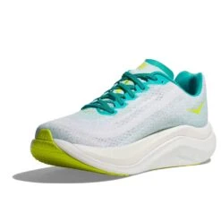 Hoka Men's Mach X Running Shoe - White/Blue Glass - Regular (D) -Outlet EasyRoam Footwear Store 1141450 WBGL 3