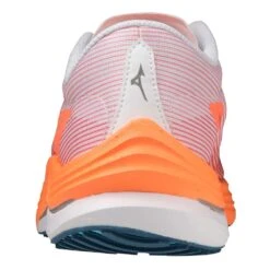 Mizuno Men's Wave Rebellion Flash Running Shoe- White/Silver - Regular (D) -Outlet EasyRoam Footwear Store 411392 0073 05