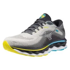 Mizuno Men's Wave Sky 7 Running Shoe - Pearl Blue/White - Regular (D) -Outlet EasyRoam Footwear Store 411411 5F00 07