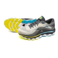 Mizuno Men's Wave Sky 7 Running Shoe - Pearl Blue/White - Regular (D) -Outlet EasyRoam Footwear Store 411411 5F00 11