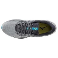 Mizuno Men's Wave Rider 27 Running Shoe - Pearl Blue/White - Regular (D) -Outlet EasyRoam Footwear Store 411415 5F00 04