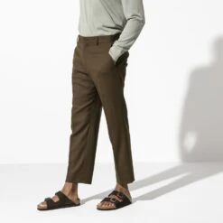 Birkenstock Arizona Mocha Suede Leather Sandal- Regular/Wide -Outlet EasyRoam Footwear Store 51903 f look m