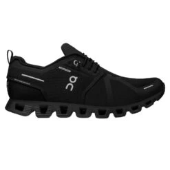 On Running Men's Cloud 5 Waterproof Running Shoe- All Black- Regular (D)
