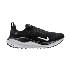 Men's Nike React Infinity Run Flyknit 4 Running Shoe - Black/White-Dark Grey- Regular (D)