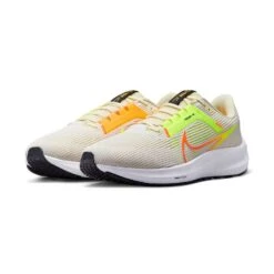 Nike Men's Air Zoom Pegasus 40 Running Shoe- White/Multi Color/Coconut - Regular (D) -Outlet EasyRoam Footwear Store AURORA DV3853 101 PHCFH001 2000