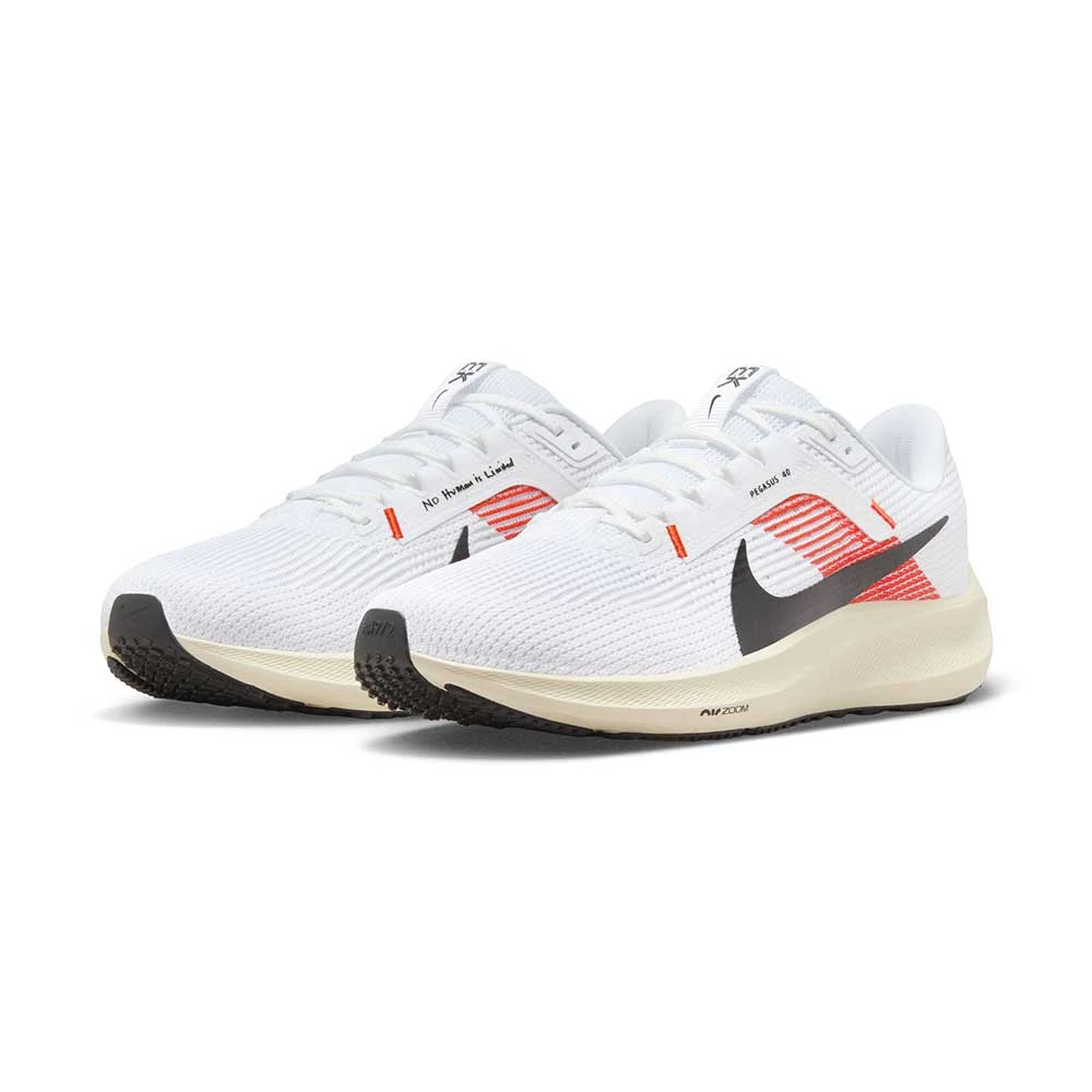 Nike Air Zoom Pegasus 40 Eliud Kipchoge Running Shoe - White/Black-Chile Red-Coconut Milk- Regular (D) 2 Nike Air Zoom Pegasus 40 Eliud Kipchoge Running Shoe - White/Black-Chile Red-Coconut Milk- Regular (D) - Image 2
