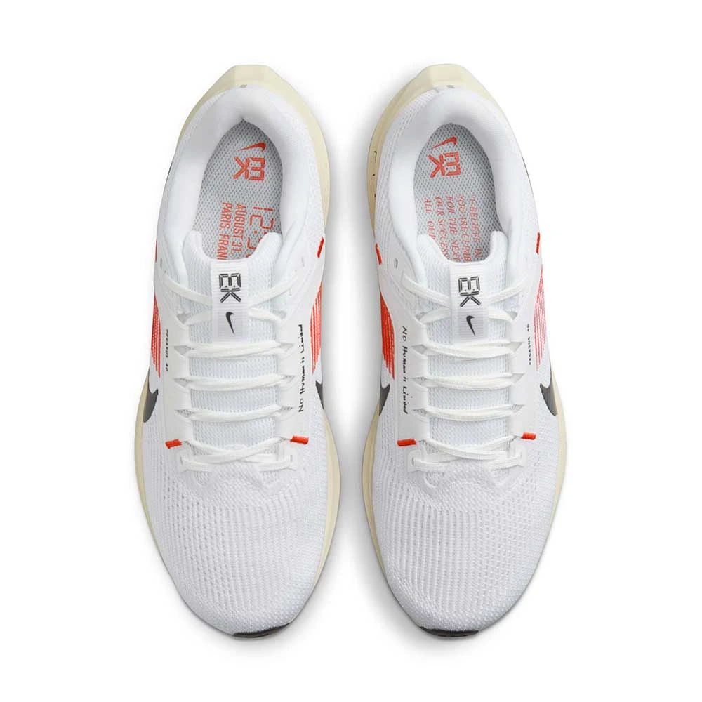 Nike Air Zoom Pegasus 40 Eliud Kipchoge Running Shoe - White/Black-Chile Red-Coconut Milk- Regular (D) 4 Nike Air Zoom Pegasus 40 Eliud Kipchoge Running Shoe - White/Black-Chile Red-Coconut Milk- Regular (D) - Image 4