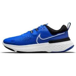Men's Nike React Miler 2 Running Shoe - Hyper Royal/White/Black - Regular (D) -Outlet EasyRoam Footwear Store CW7121 401 PHSLH000 JPG HEI 875 WID 875