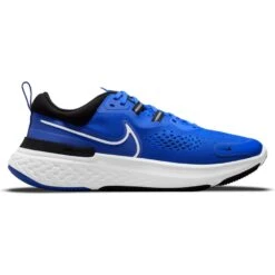 Men's Nike React Miler 2 Running Shoe - Hyper Royal/White/Black - Regular (D) -Outlet EasyRoam Footwear Store CW7121 401 PHSRH000 JPG HEI 875 WID 875
